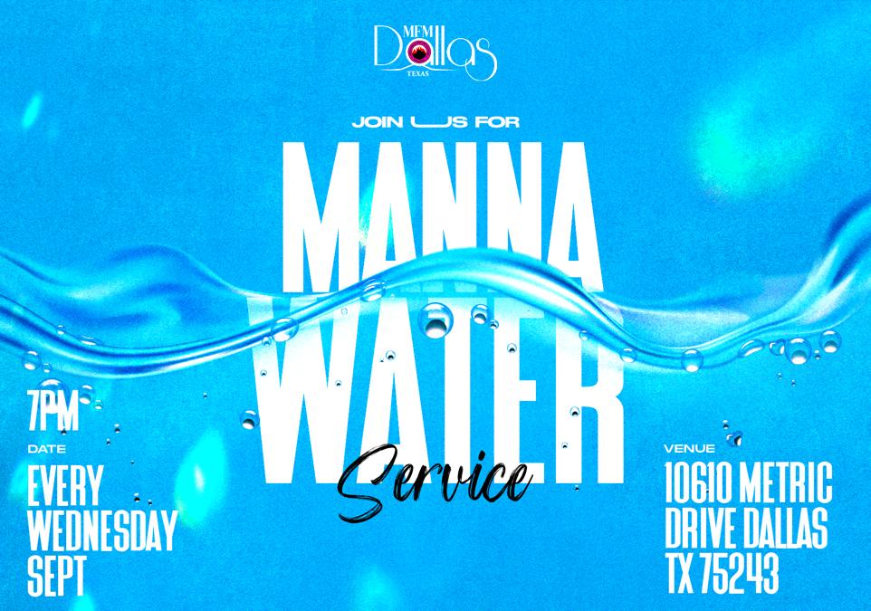 Wednesday Manna Water